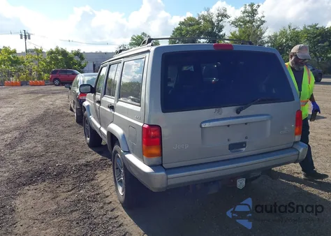 2000 Jeep Cherokee Classic из США, поврежденный, VIN 1J4FF58SXYL267033
